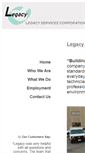 Mobile Screenshot of legacyservicescorp.com